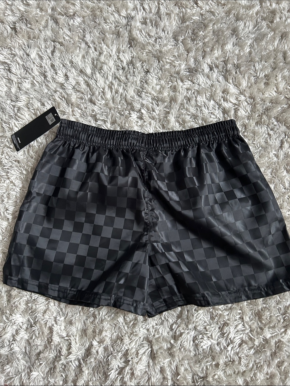 Umbro Black Checkerboard Training Shorts - Picture 4 of 4